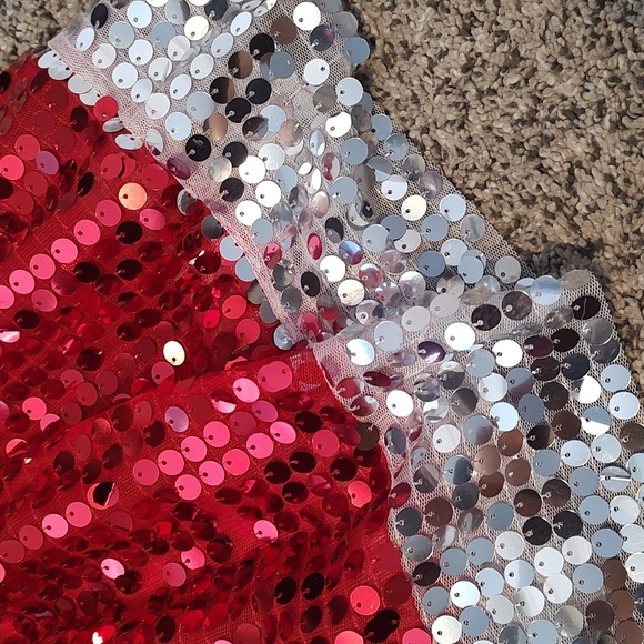 Girls sequin pull on skirt - Picture 3 of 5